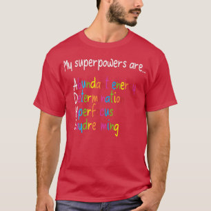 ADHD Superpower Neurodiversity Awareness Premium T Shirt