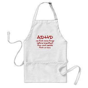 ADHD-tänka mer Förkläde