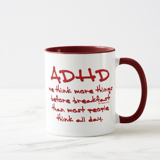 ADHD-tänka mer Mugg (Höger)
