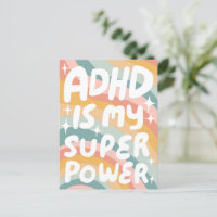 ADHD Toppen Power Roligt Bubble Brev ANPASSNINGSBA