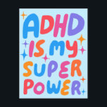 ADHD Toppen Power Roligt Bubble Brev ANPASSNINGSBA Vykort<br><div class="desc">Hand skapade kort åt dig! Anpassa med egen text eller ändra färg. Kolla min butik för mycket mer färg och design eller säg till mig om du vill ha något anpassningsbar!</div>