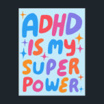 ADHD Toppen Power Roligt Bubble Brev ANPASSNINGSBA Vykort<br><div class="desc">Hand skapade kort åt dig! Anpassa med egen text eller ändra färg. Kolla min butik för mycket mer färg och design eller säg till mig om du vill ha något anpassningsbar!</div>