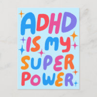 ADHD Toppen Power Roligt Bubble Brev ANPASSNINGSBA