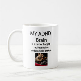 ADHD-turboladdande bromsar med cykelbromsar Mugg
