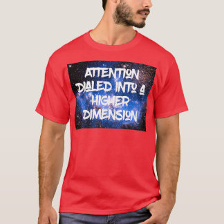 ADHD-uppmärksamhet har ringats in i Nebu med högre T Shirt