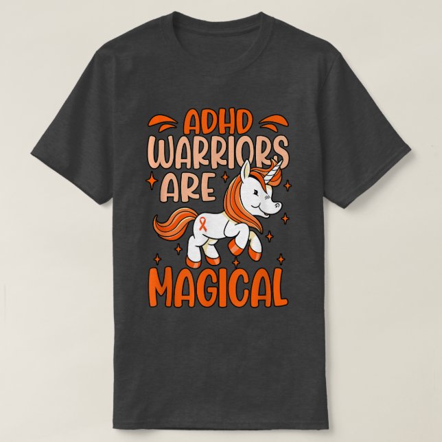 ADHD Warrior 300 T Shirt (Design framsida)