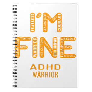 ADHD Warrior - JAG ÄR BRA Anteckningsbok
