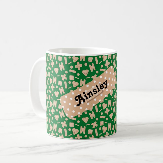 Adhesive Bandage-sortering, Personlig Kaffemugg (Framsida vänster)