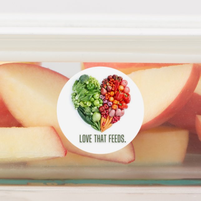 Adhesive labels for packaging or jars of food. klistermärke (Påsatt)