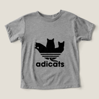 adicats rolig löpning parodi katt t shirt