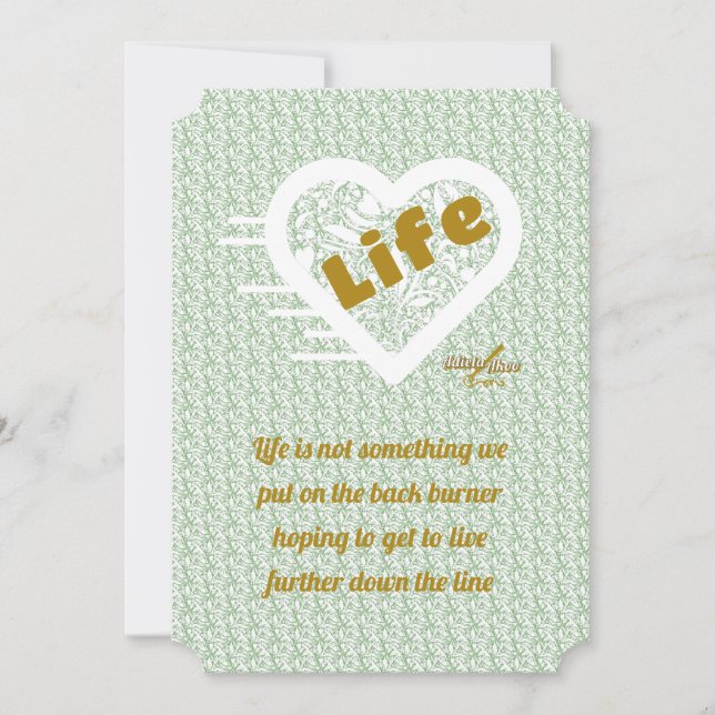 Adiela Akoo Sage Life Note Card Julkort (Framsida)