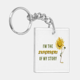 Adiela Akoo, superhjälten White Acrylic Keychain