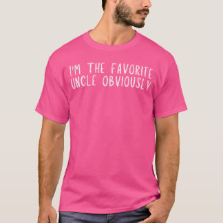 adilline Funny Imhe Favorite Uncle Obviously Funny T Shirt