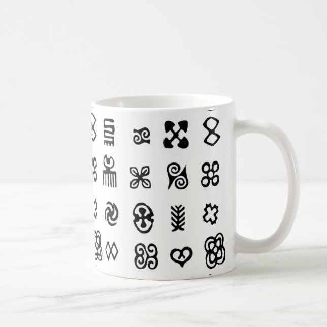 Adinkra African Symbols Kaffemugg (Höger)
