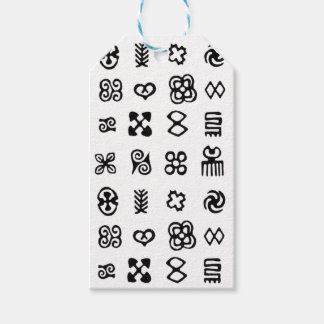 Adinkra African Symbols Presentetikett