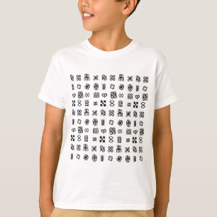 Adinkra African Symbols Tee Shirt