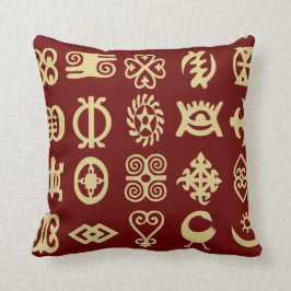 Adinkra afrikanska symboler, afrika, vishet kudde