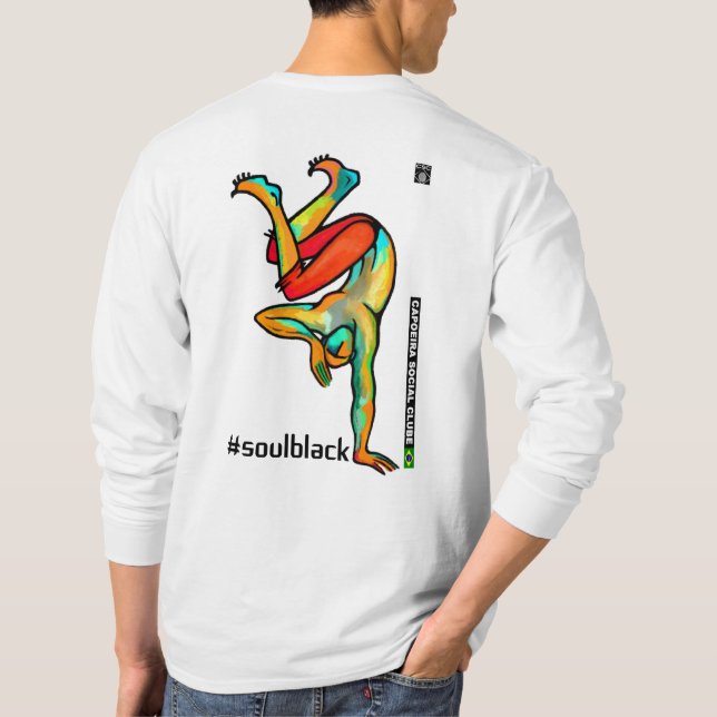 Adinkra: Corações Ligados! Tee Shirt (Baksida)