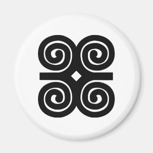 Adinkra för ödmjukhet för Dwennimmen styrka   Magnet