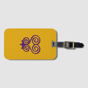 Adinkra (Sankofa) Bagagebricka