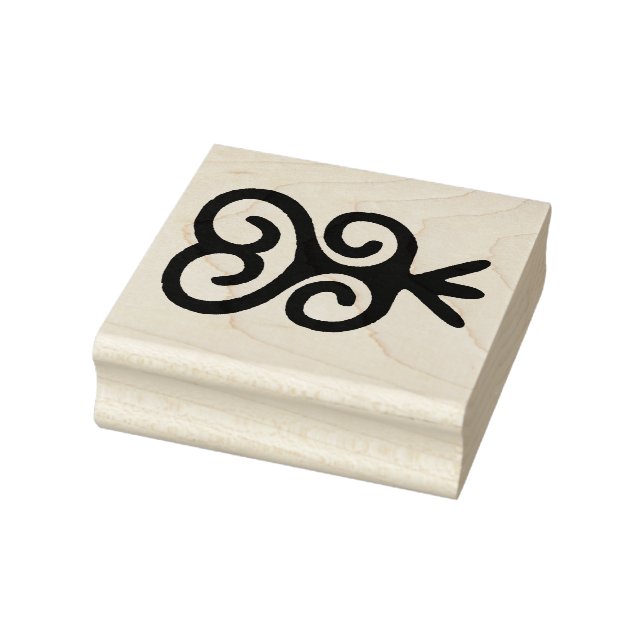 Adinkra Senufo Symbol Rubber Frimärke Stämpel (Stämpel)