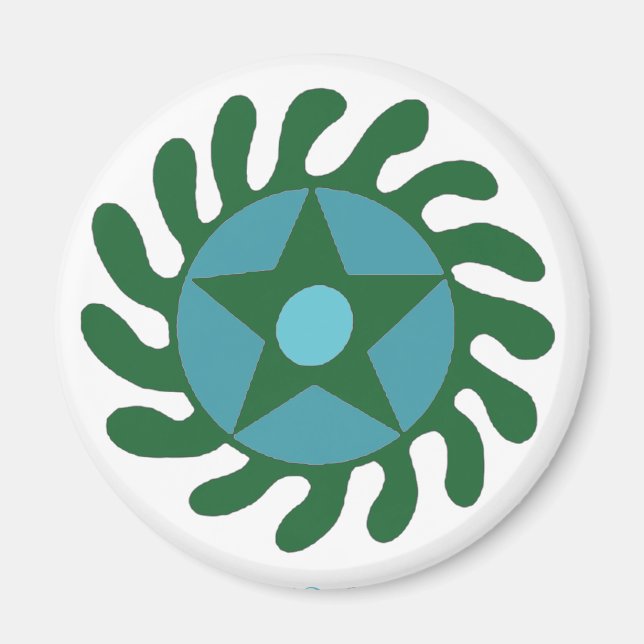 Adinkra Sesa Wo Suban - New Beginnings Magnet (Framsidan)