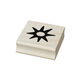 Adinkra Symbol (Guardianship) Rubber Frimärke Stämpel