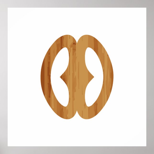 Adinkra Symbol Hope Nyame biribi wo soro Gift Idea Poster (Framsidan)