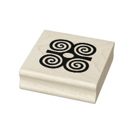 Adinkra Symbol Rubber Stamp Stämpel