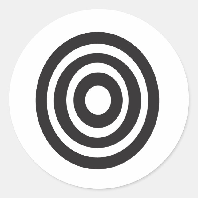 Adinkra-symbol Runt Klistermärke (Framsida)