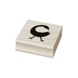 Adinkra Symbol (Sankofa) Rubber Frimärke Stämpel