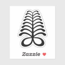 Adinkra-symbol (uthållighet) vinyldekal