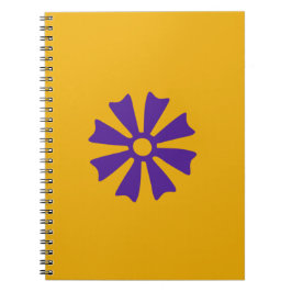 Adinkra Symbol (Wisdom) Spiral-relaterad bärbar da Anteckningsbok