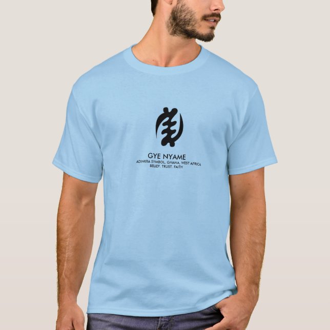 ADINKRA-SYMBOLT-TRÖJA TEE (Framsida)