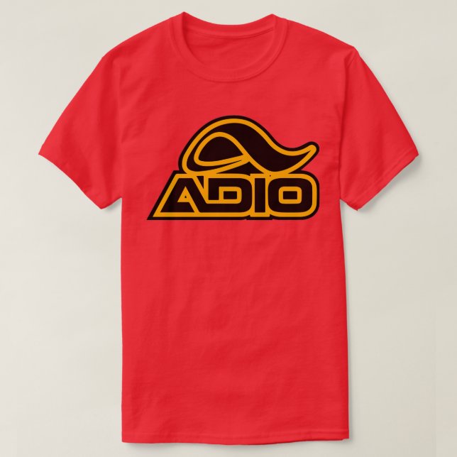 Adio Skateboarding Yellow T Shirt (Design framsida)