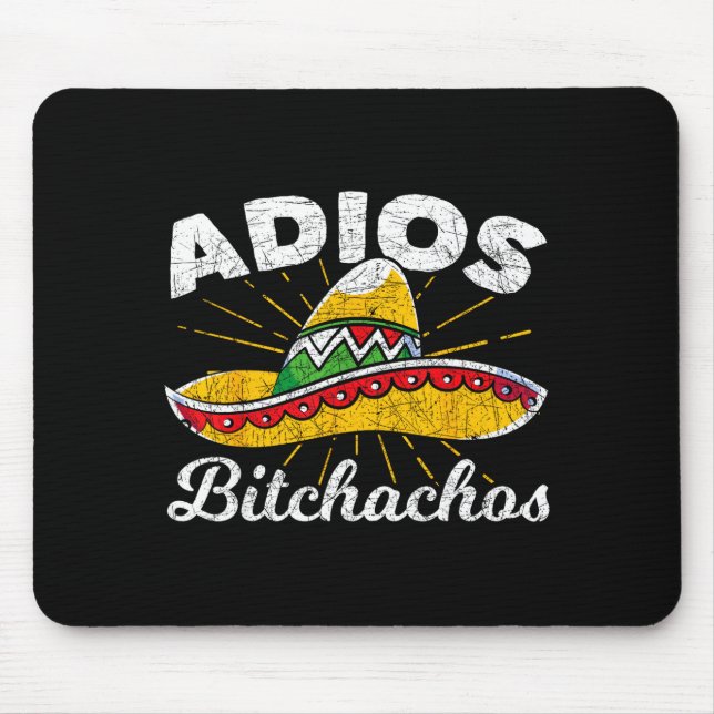 Adios Achos Sombrero Fiesta Mexiko Rolig Cinco De  Musmatta (Framsidan)