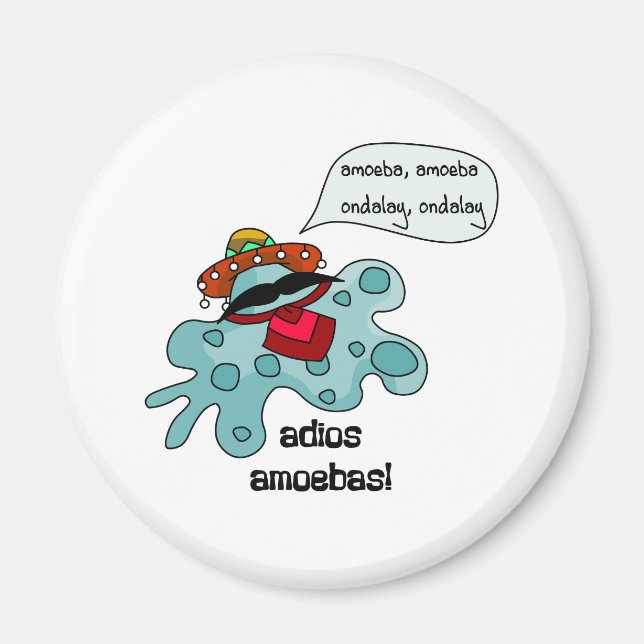 Adios Amoebas Magnet (Framsidan)