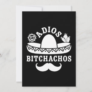 Adios Bitchachos Cinco De Mayo Julkort