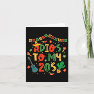 Adios till mina 20-talets Dekorationer 30års födel Kort