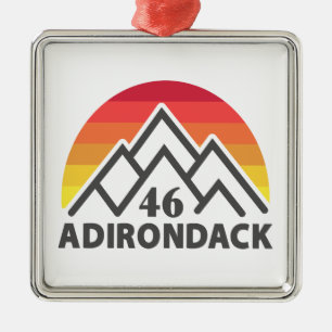 Adirondack 46 regnbåge julgransprydnad metall