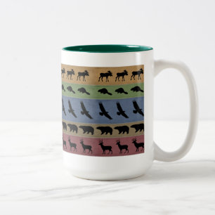 Adirondack Animals Två-Tonad Mugg