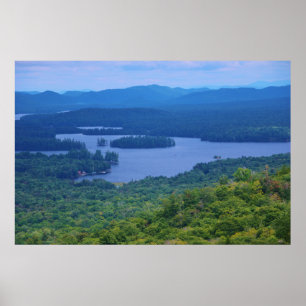 Adirondack-bergen Poster