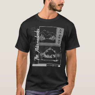 Adirondack-bergen Skis Sjö Place Adironda T Shirt