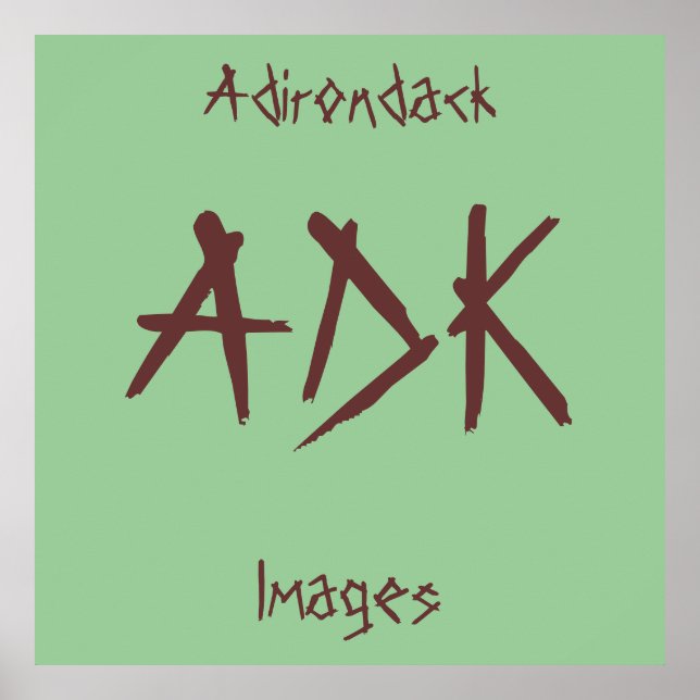 Adirondack Bilder Poster (Framsidan)
