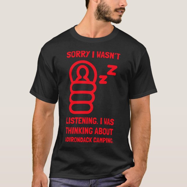 ADIRONDACK-CAMPING T SHIRT (Framsida)