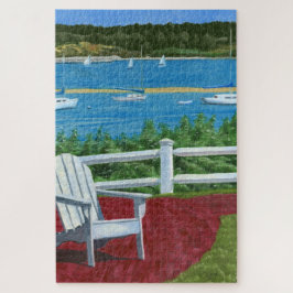 Adirondack Chair Painting 1014 pc Puzzle Pussel