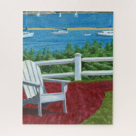 Adirondack Chair Painting 520 pc Puzzle Pussel