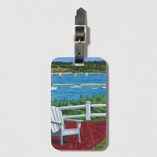Adirondack Chair Painting Bagagebricka (Framsida vertikal)