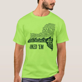Adirondack High Peaks Hiked T-Shirt (Gröntens Logo