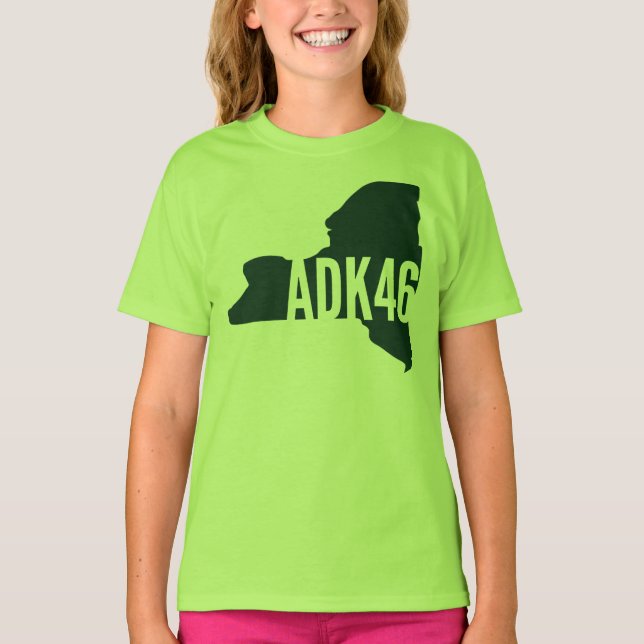 Adirondack High Peaks List T-Shirt (Framsida)